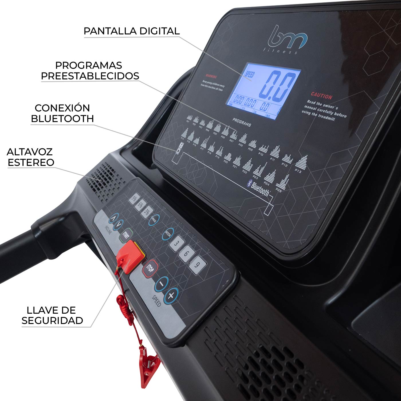 panel de control trotadora ALFA