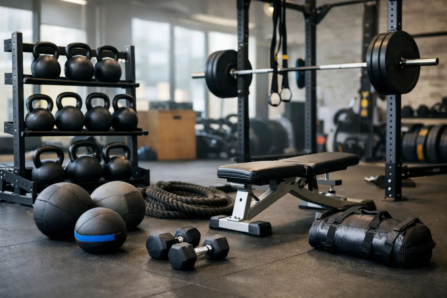 Cómo elegir equipo funcional para gimnasio