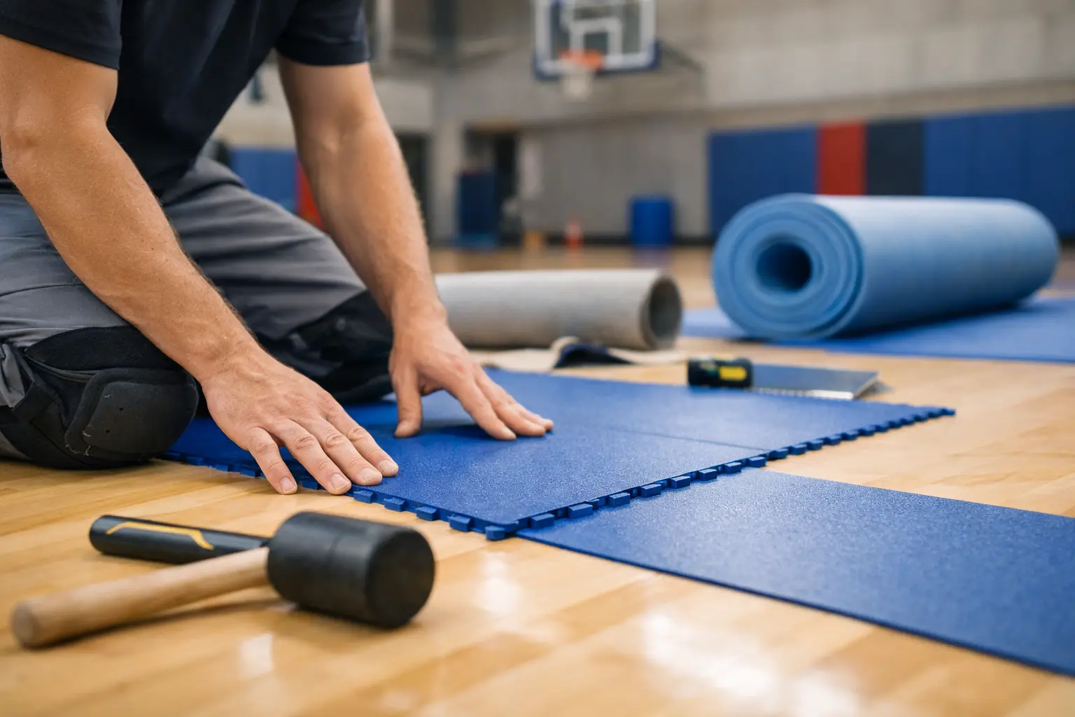 Cómo instalar piso deportivo paso a paso