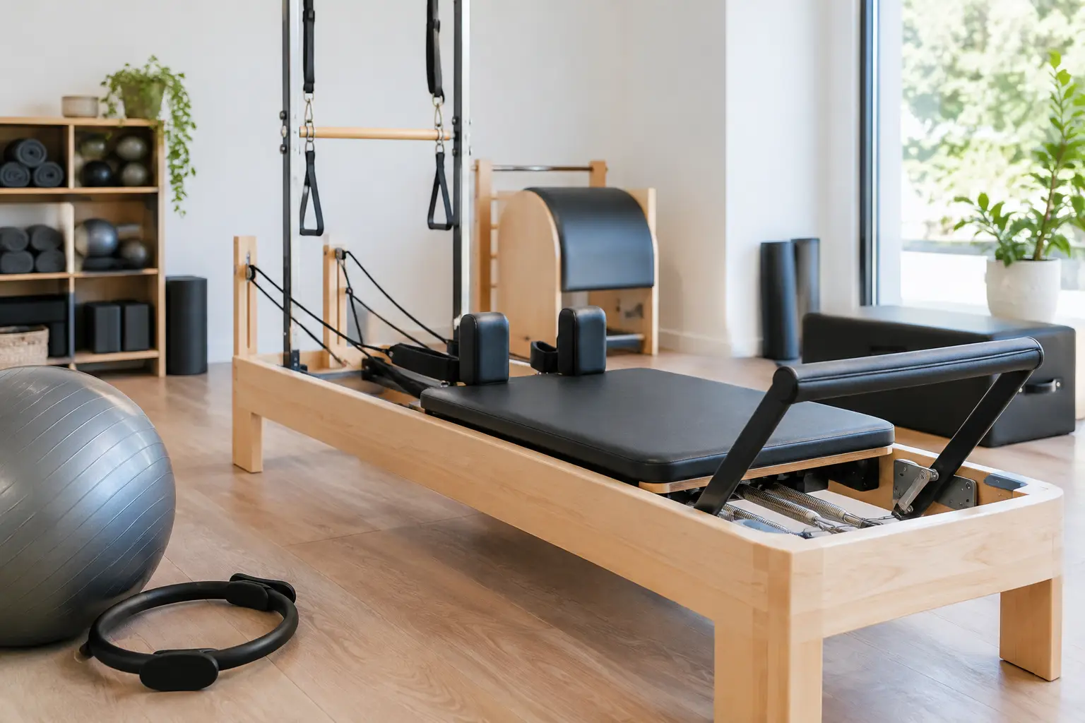 Ejemplo de estudio Pilates para equipar bien