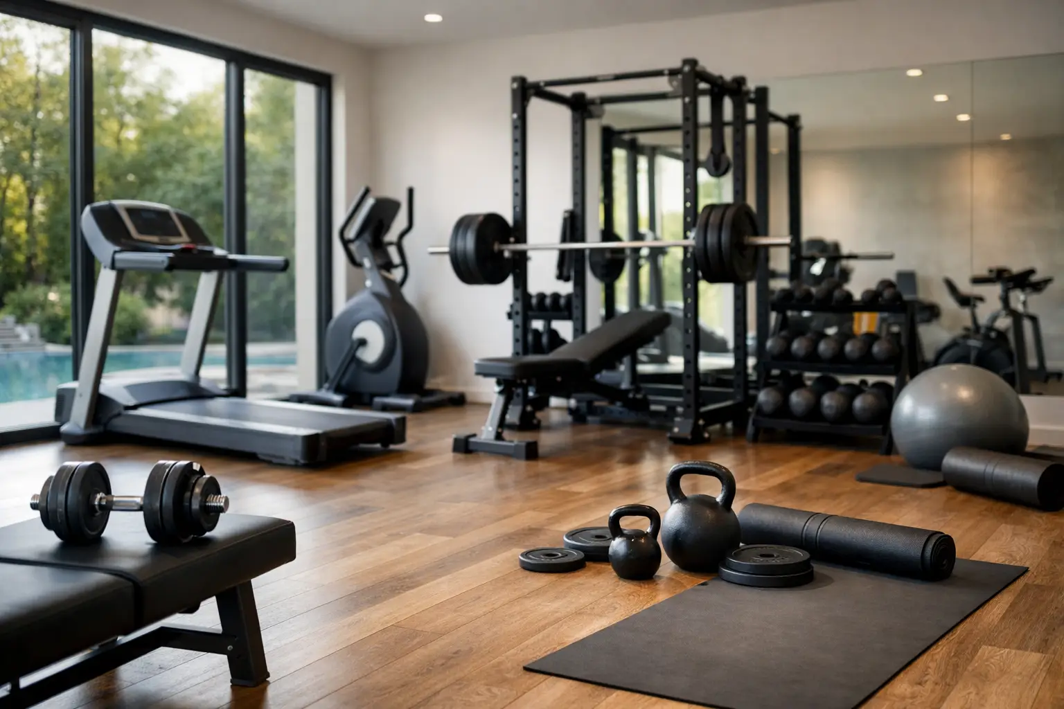 Proyecto gimnasio residencial: cómo equiparlo
