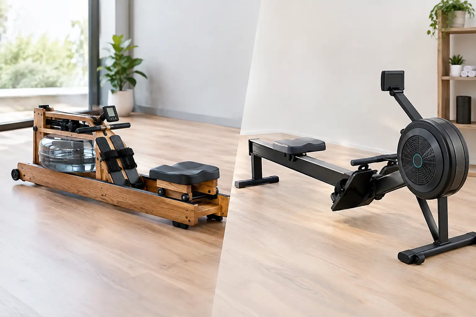 WaterRower versus remo magnético doméstico